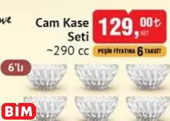 GLASS İN LOVE CAM KASE SETİ ~290 CC